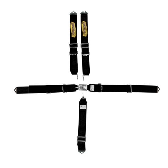 Speedway 5 Point Harness Seat Belt Combo, Latch and Link, Pull Down