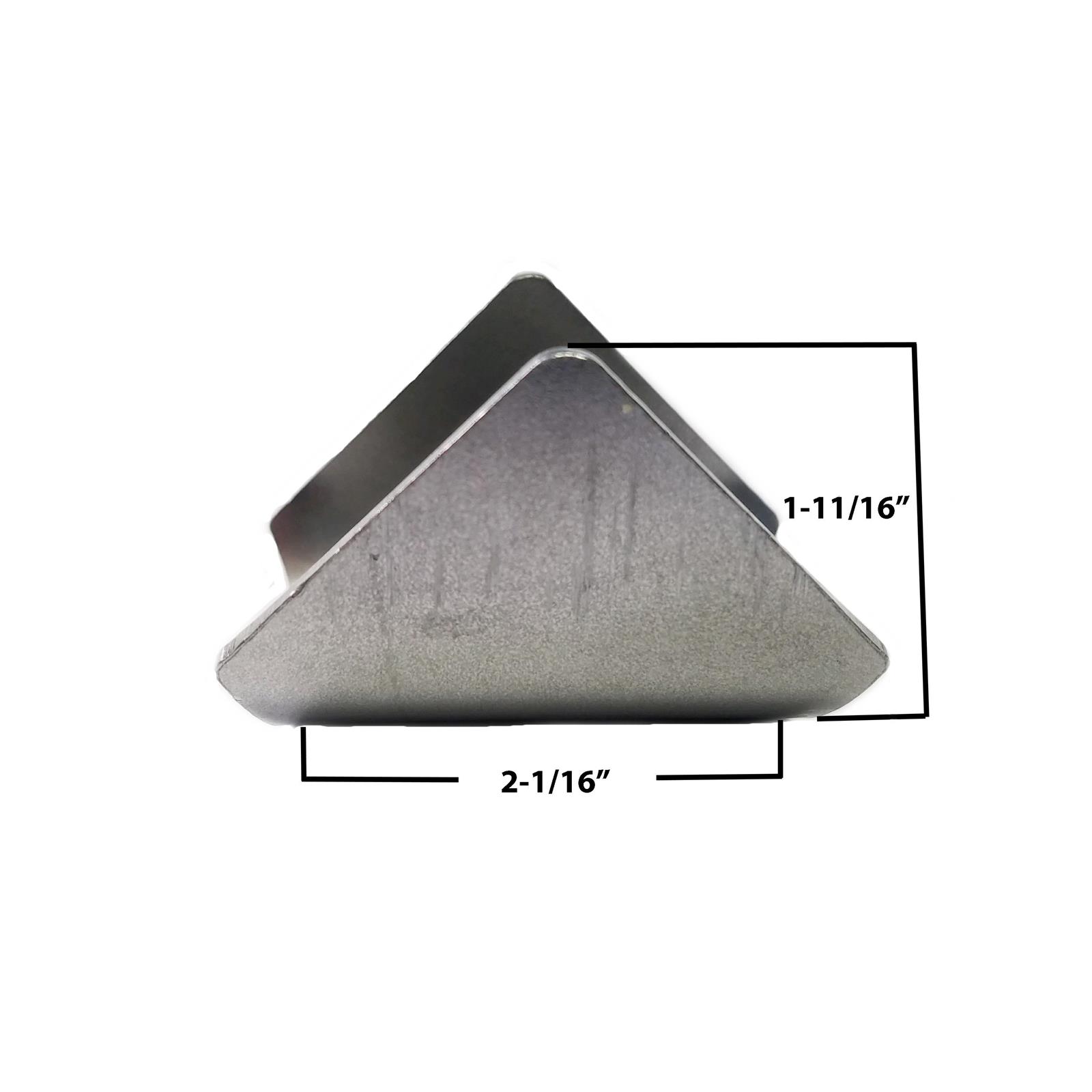 Roll Cage Saddle Weld Gussets for 11/2 Inch Tube, 1/16 Steel, 10