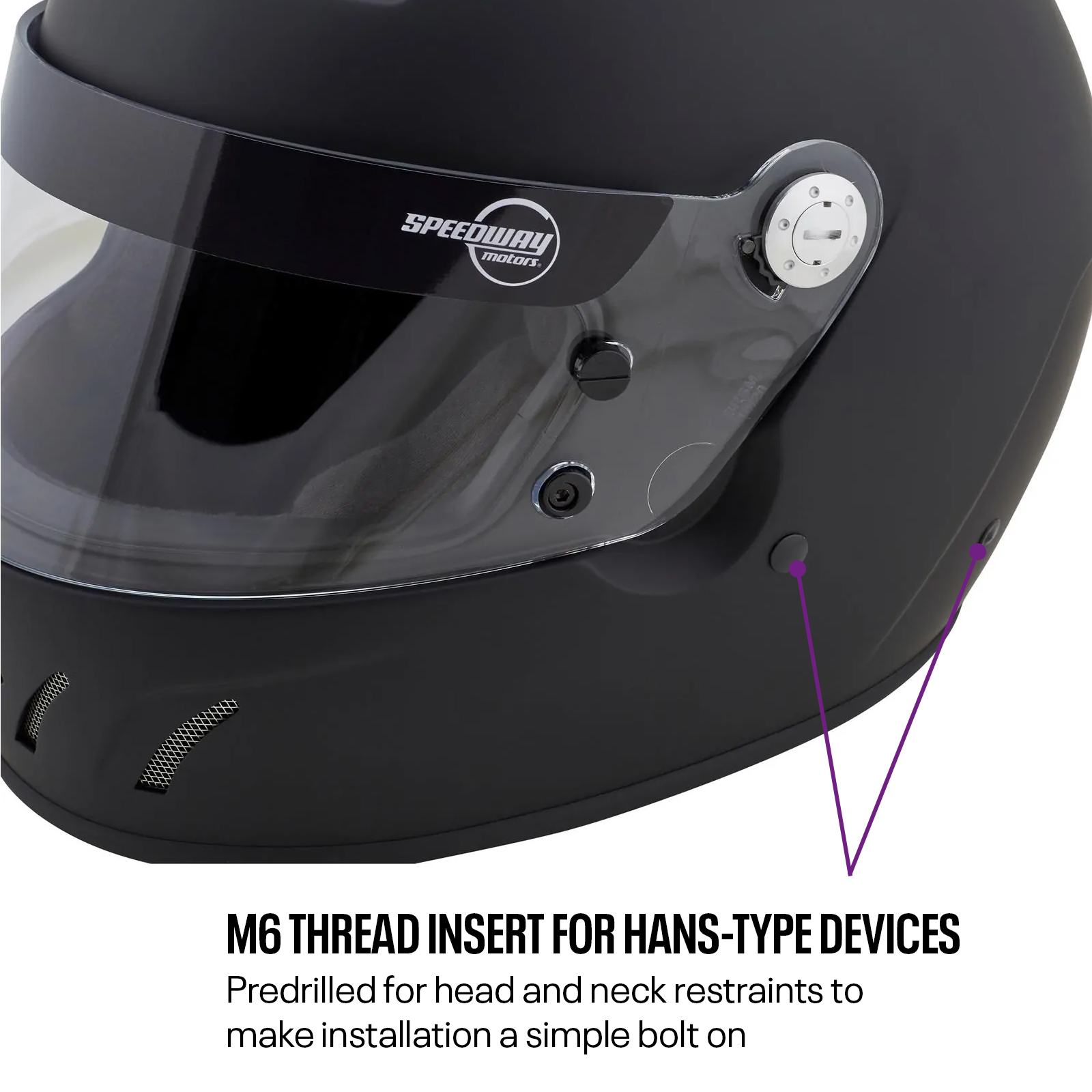 Speedway Motors SA2020 Lightweight Racing Helmet