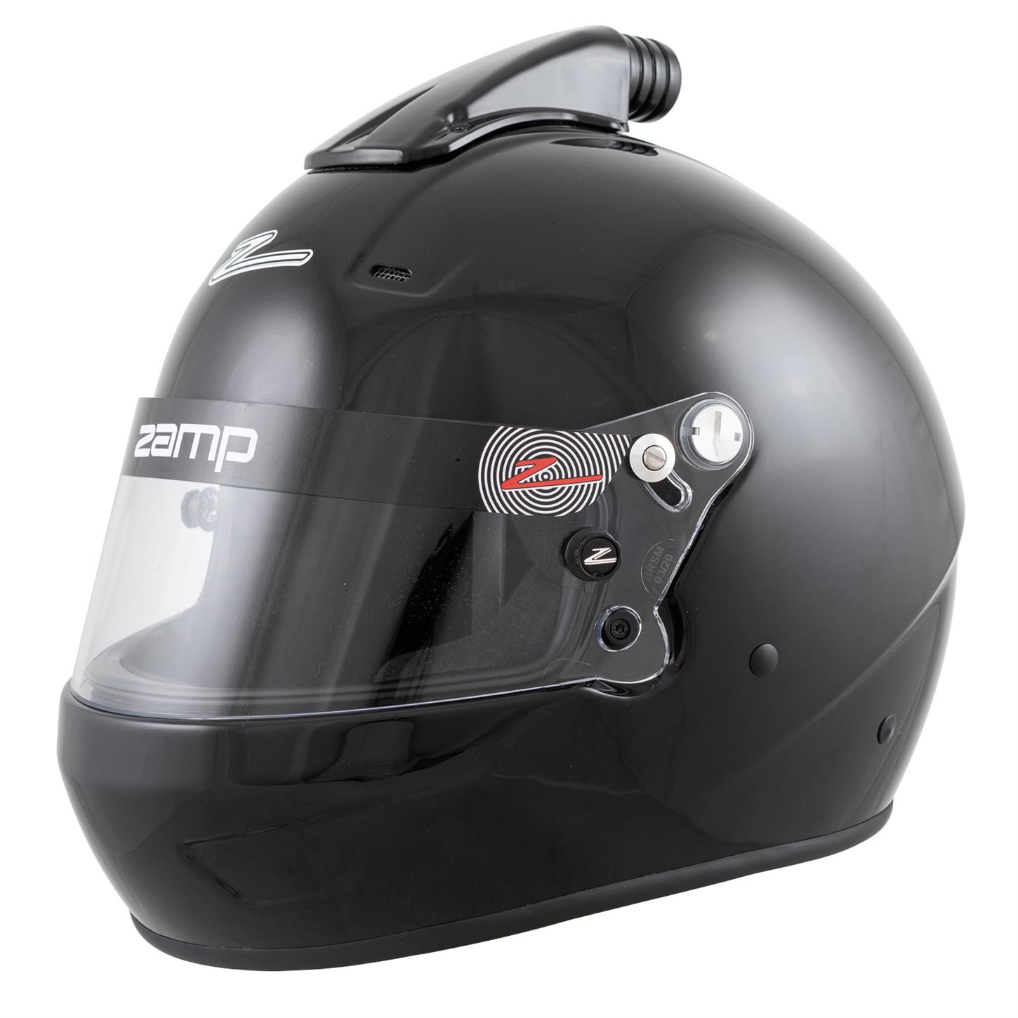 Zamp RZ56 Air SA2020 Helmet, Gloss Black/White