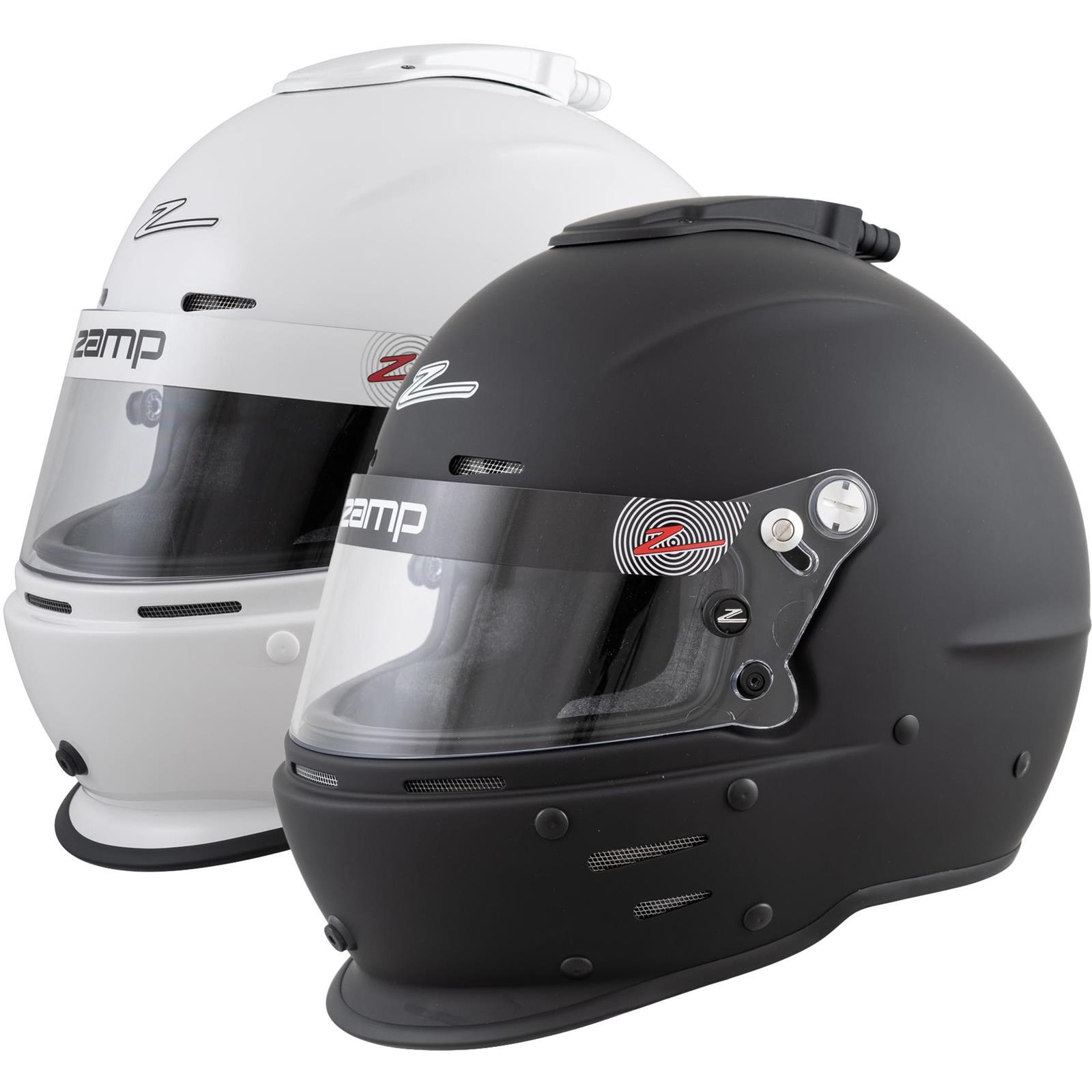 Zamp RZ-62 Air SA-2020 Helmet, Low Profile, Matte Black/ White