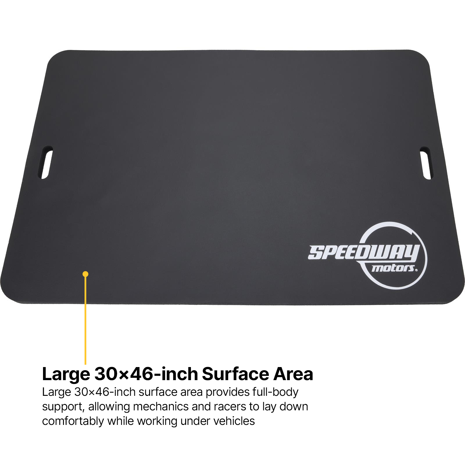 Foam Work Mat/Kneeling Pad/Racing Pit Mat With Handles, 30x46x1