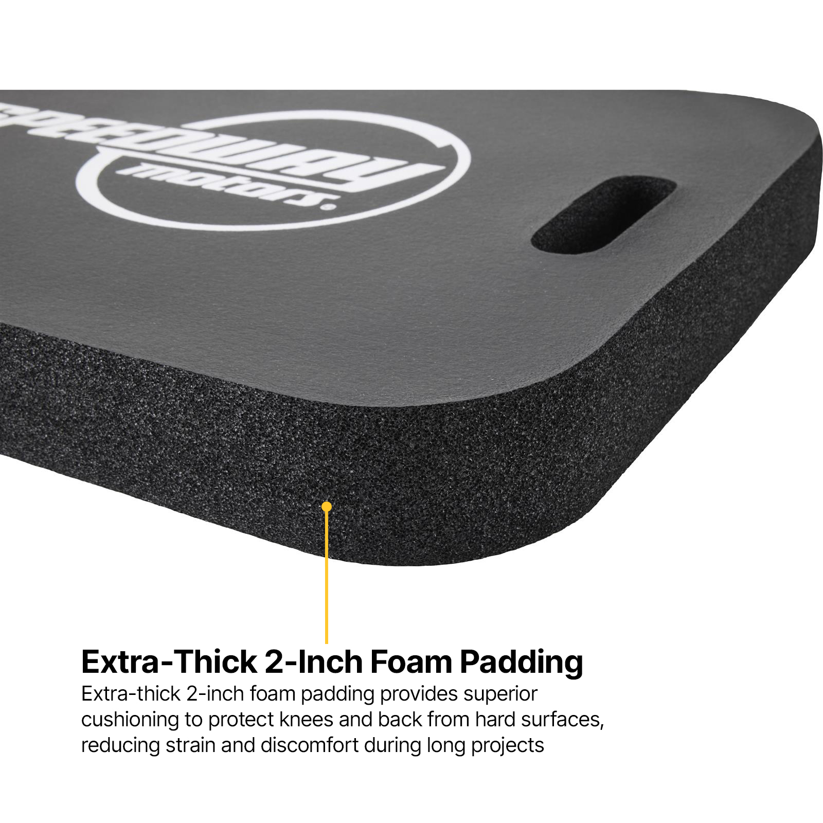 Foam Work Mat/Kneeling Pad/Racing Pit Mat With Handle, 15x20x2