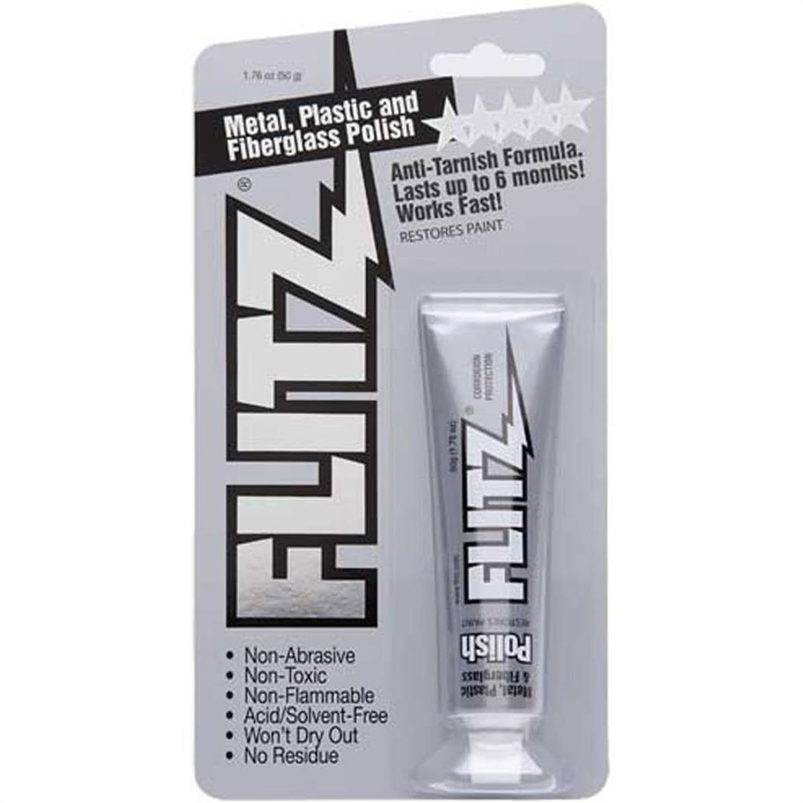 Flitz Metal, Plastic & Fiberglass Polish Cream Paste, 1.76 oz. | For Boats | by West Marine