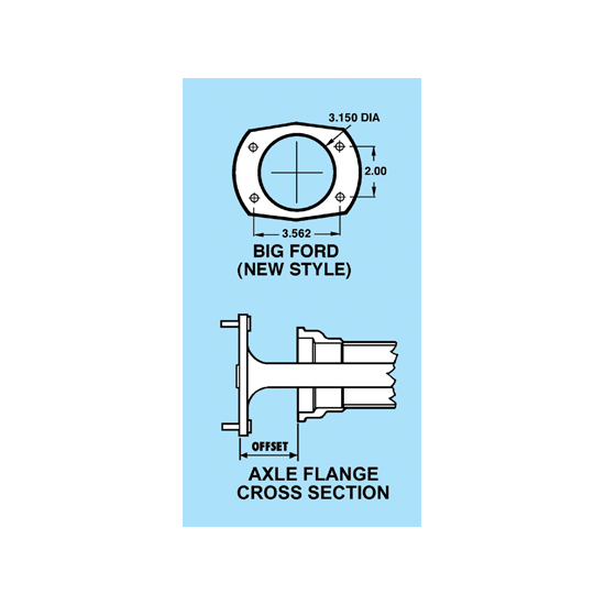 Sealed Axle Bearing with Lock Ring, 9 Inch Ford Big Housing