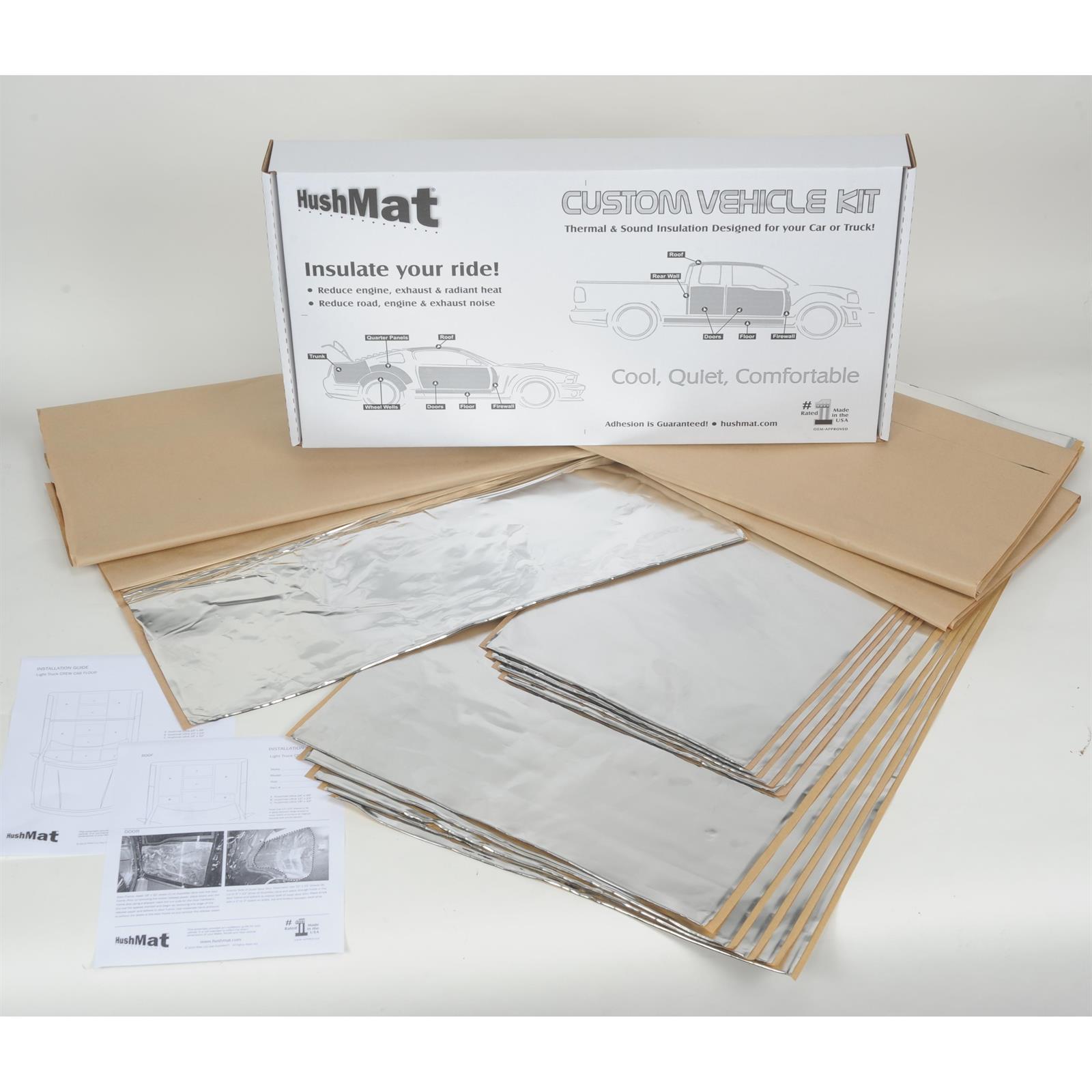 Hushmat Thermal Acoustic Insulation 612645; Roof Kit for 64-66 Ford Hushmat Thermal Acoustic Insulation 612645; Roof Kit for 64-66 Ford