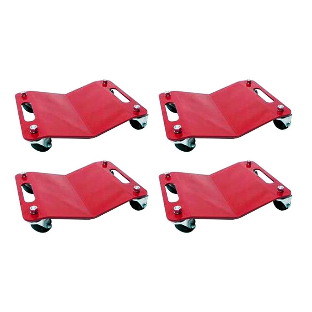 Set of Four Wheel Dollies W/Handles