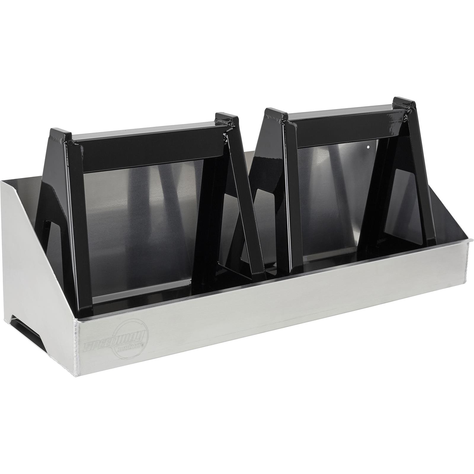Racing Jack Stands and Aluminum Storage Bin 31" x 10"