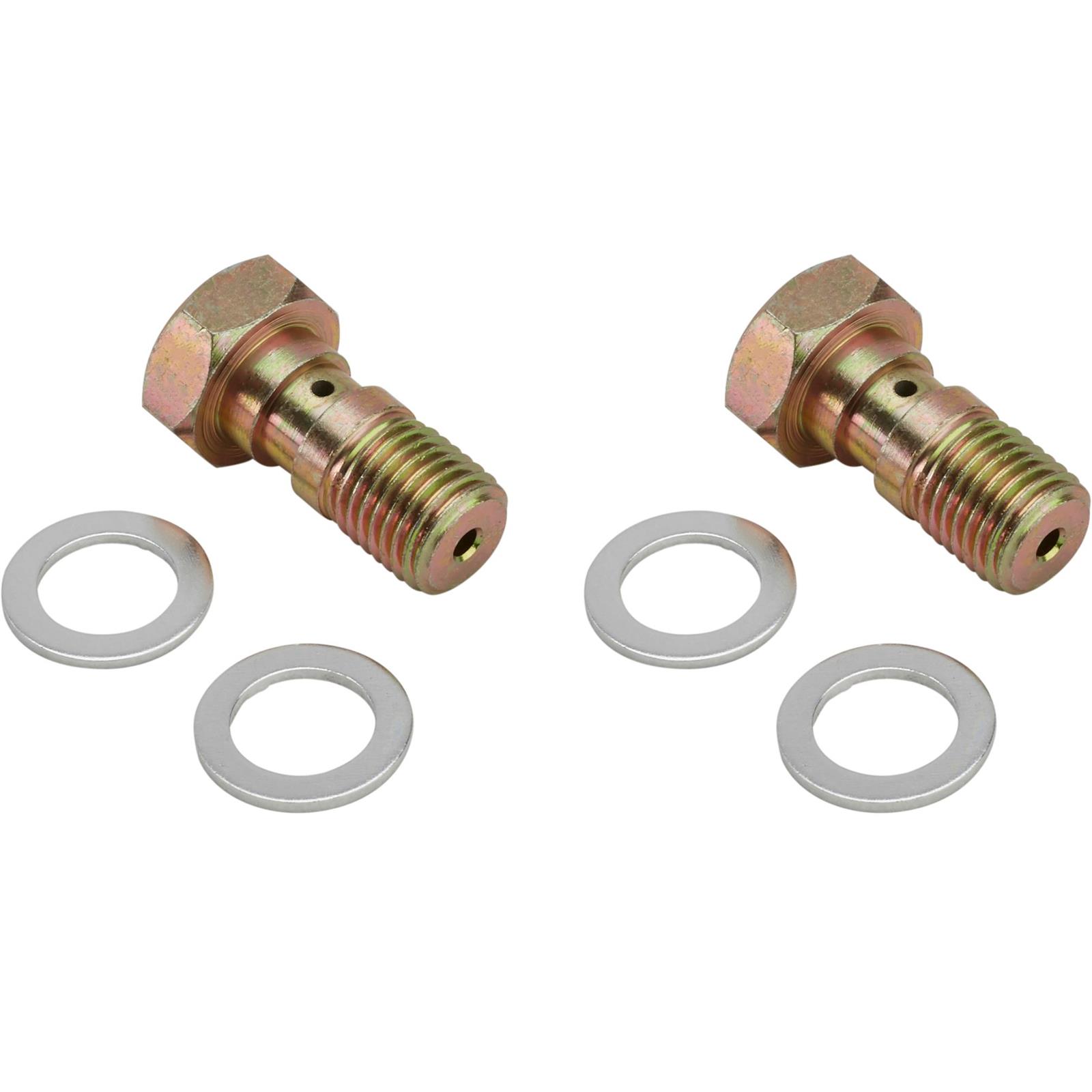 Stainless Steel Brake Hose Kit, D52 Caliper with Banjo, 12 Inch