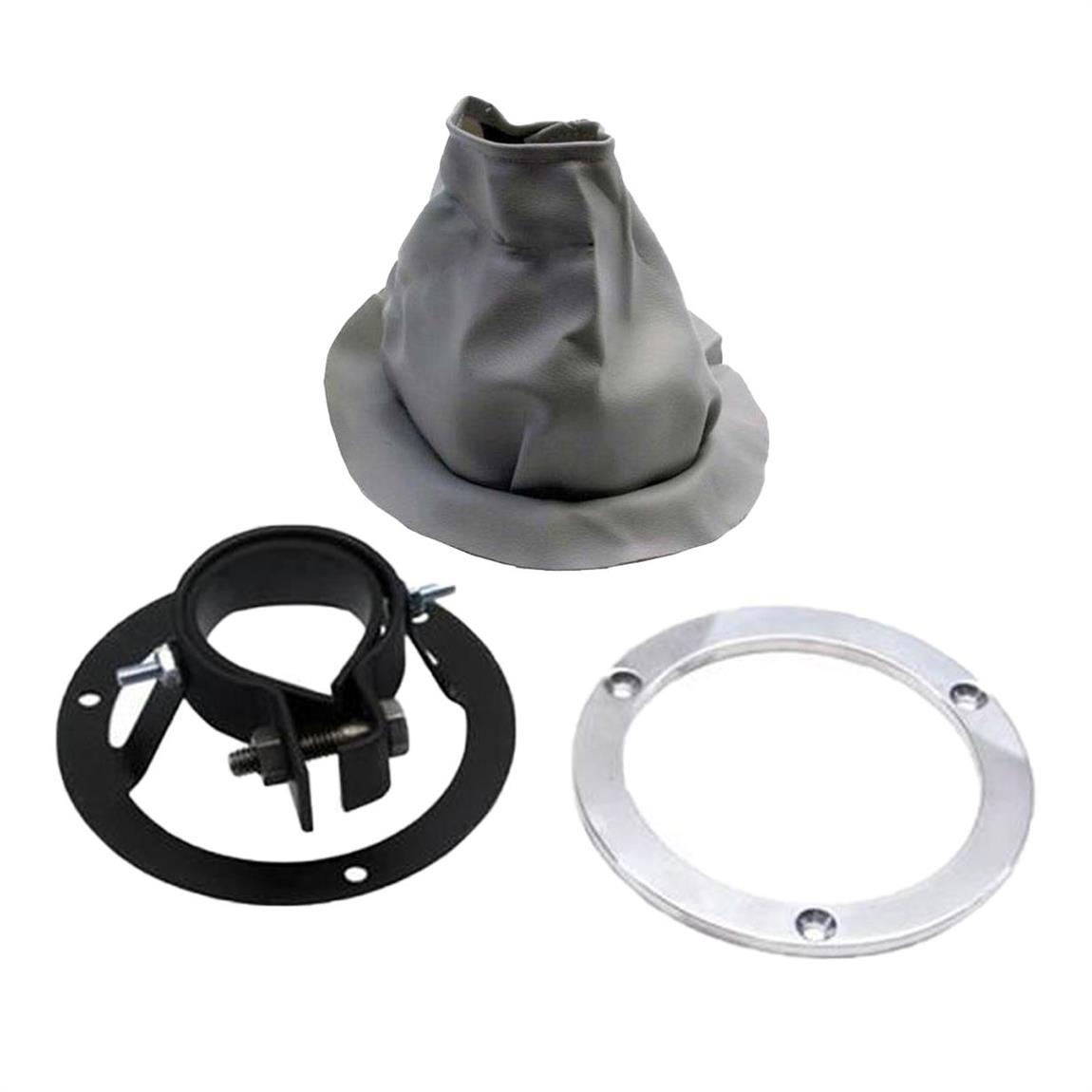 Adjustable Steering Column Floor Mount and Boot Kit, 1-3/4 Inch