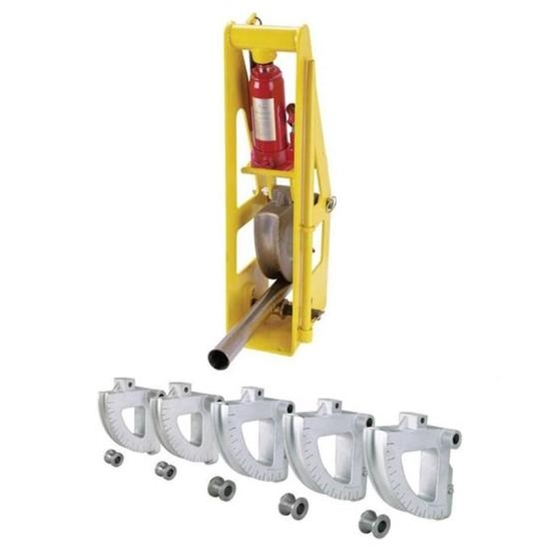 3rd Generation Hydraulic Round Tubing Bender & 5 Die Set