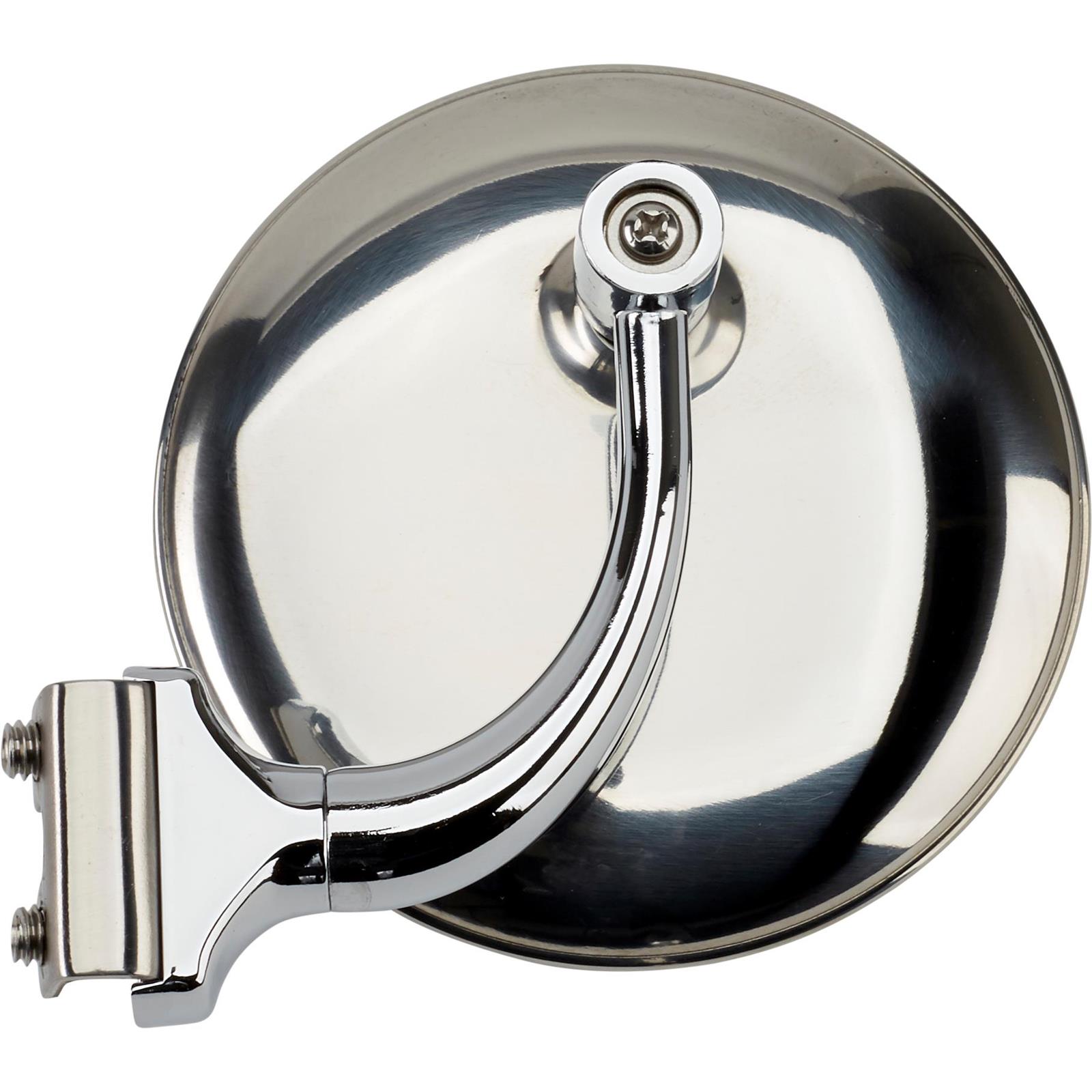 Universal L/R Side ClampOn Door Top Peep Mirror, 3 Inch, Pair