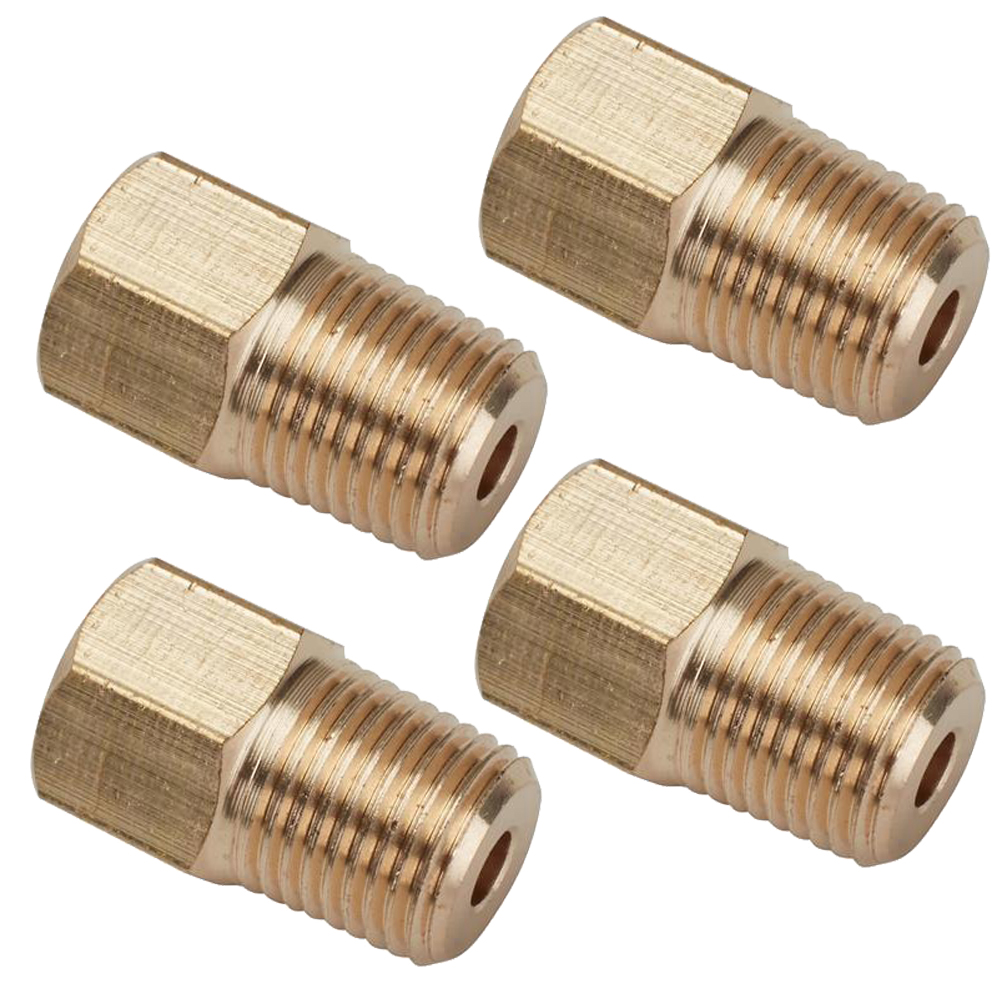 Master Cylinder Fluid Tube Fittings, 3/824 IFF1/8 NPT, 4/Pack