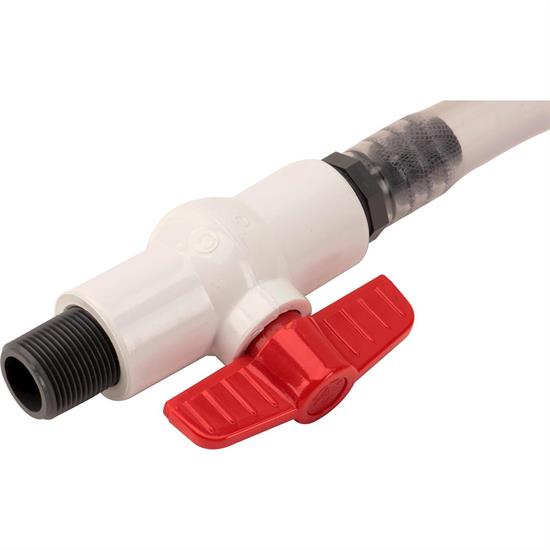 Utility Fuel Jug Flex Hose Kit w/ShutOff Valve/Cap/Spout/Adapter