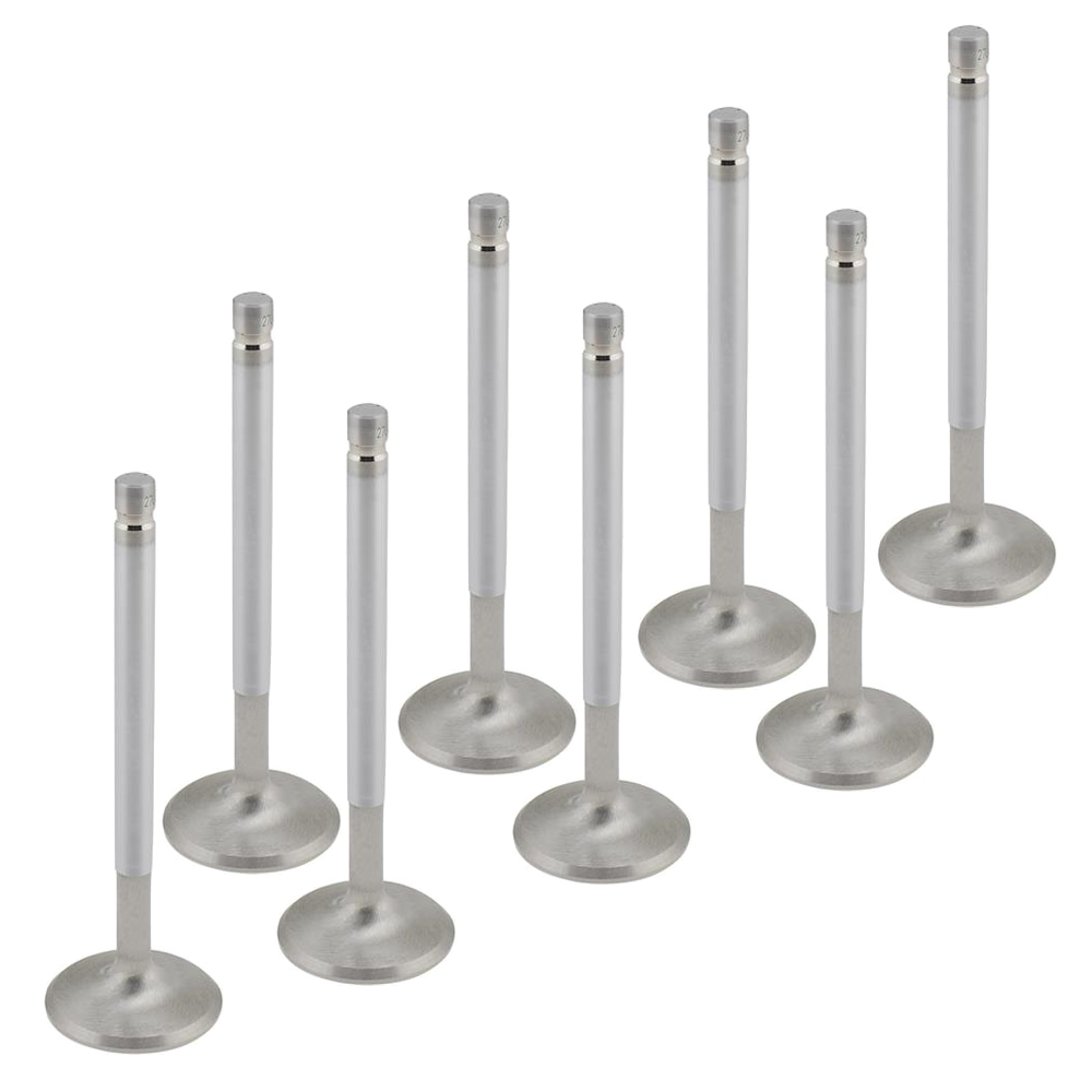 Super Duty Steel Exhaust Valves, 1.60 Inch.100 Longer, Set of 8