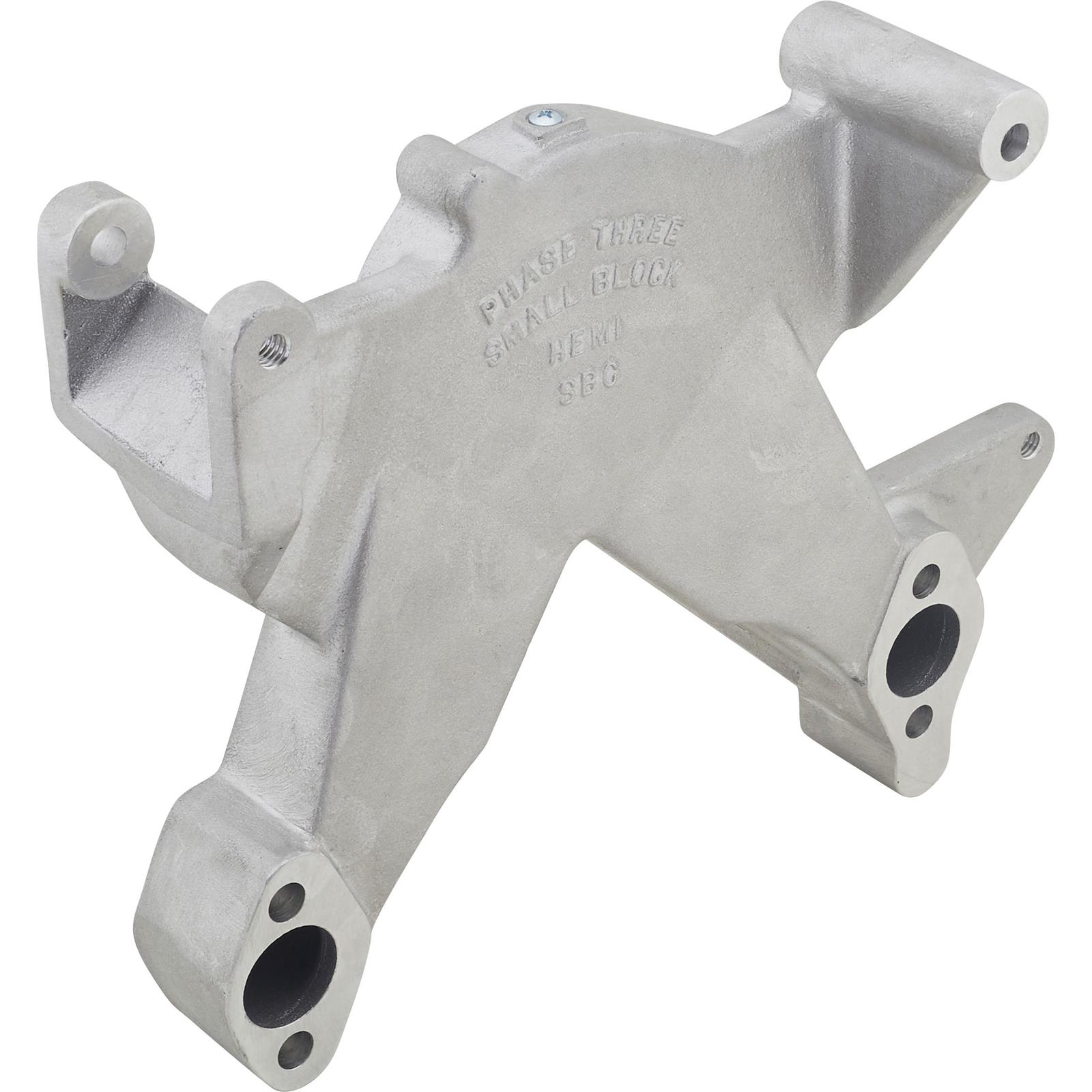 Zips SBC Water Pump Riser Manifold Kit w/ Pump for Mechanical Fan