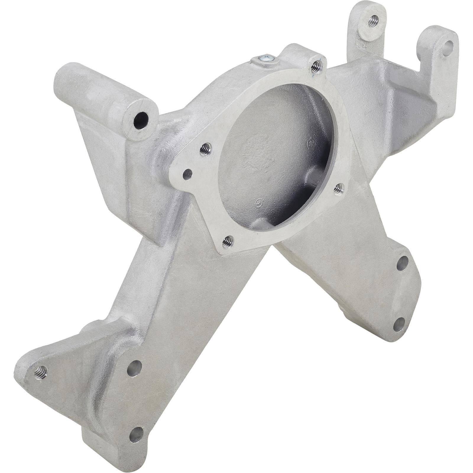 Zips SBC Water Pump Riser Manifold Kit w/ Pump for Mechanical Fan