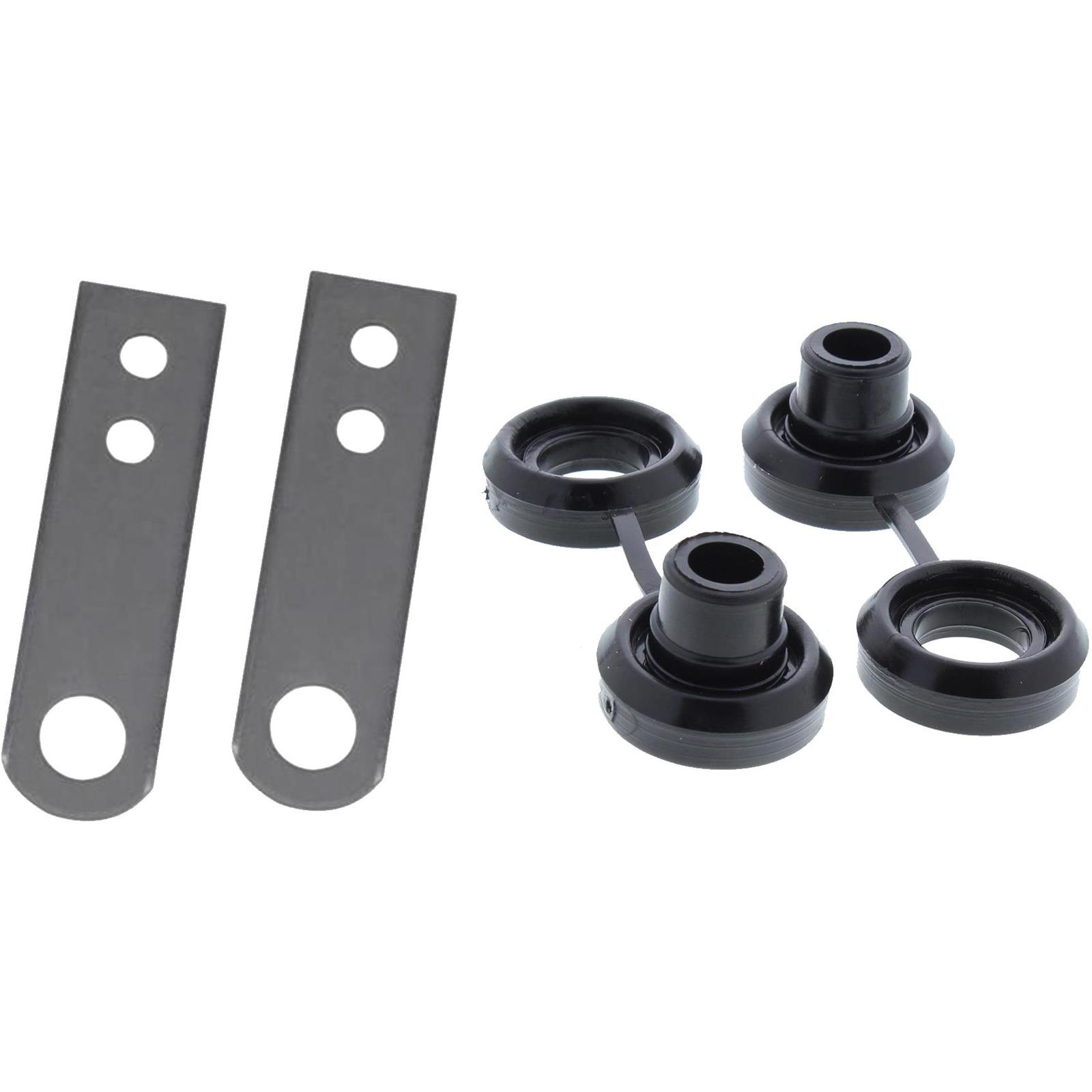 Steel Exhaust Hanger Brackets with Poly Grommet Bushings, 4 Inch