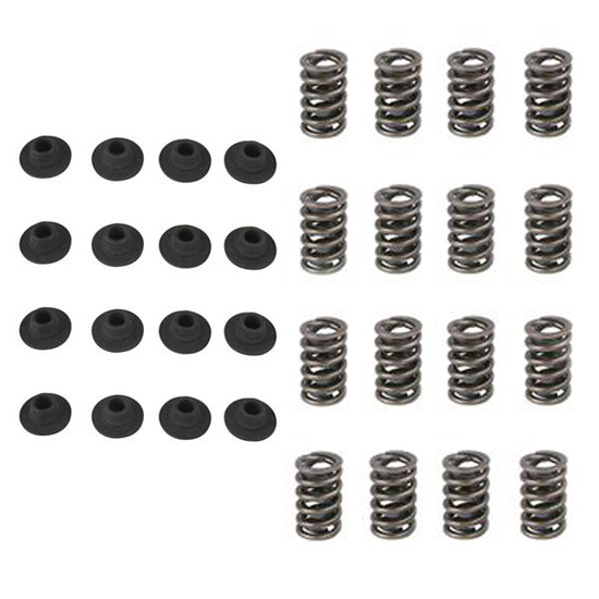 Speedway Valve Springs and Retainers, 1.25 Inch O.D, Set/16