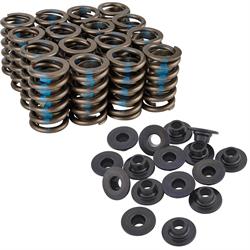 Speedway Valve Springs and Retainers, 1.25 Inch O.D., Set/16
