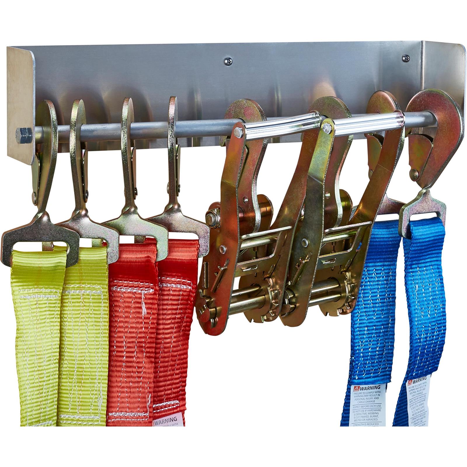 Multiple Ratchet Strap Hanger Rack