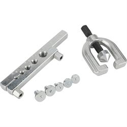 7 Piece 45-Degree Double Flaring Tool, 3/16-1/2 Inch Mild Steel