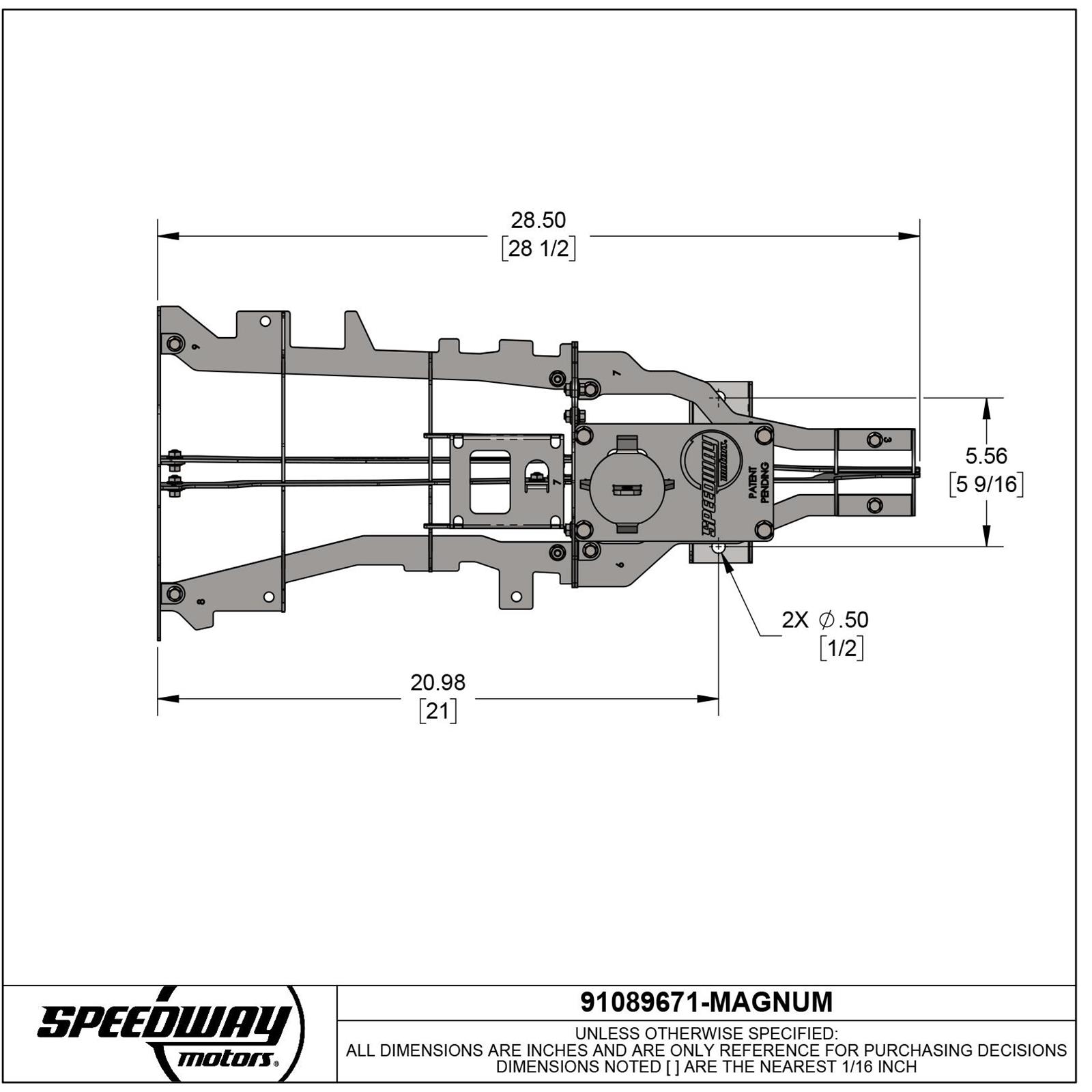 SoloSwap® T-56/Magnum/TR-6060 6-Speed Mock Up Transmission Kit