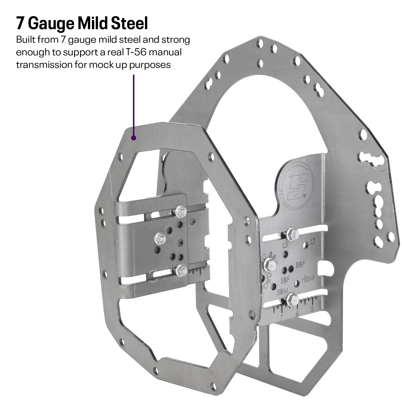 SoloSwap® Tremec T-56 Swap Adjustable Mock Up Bellhousing