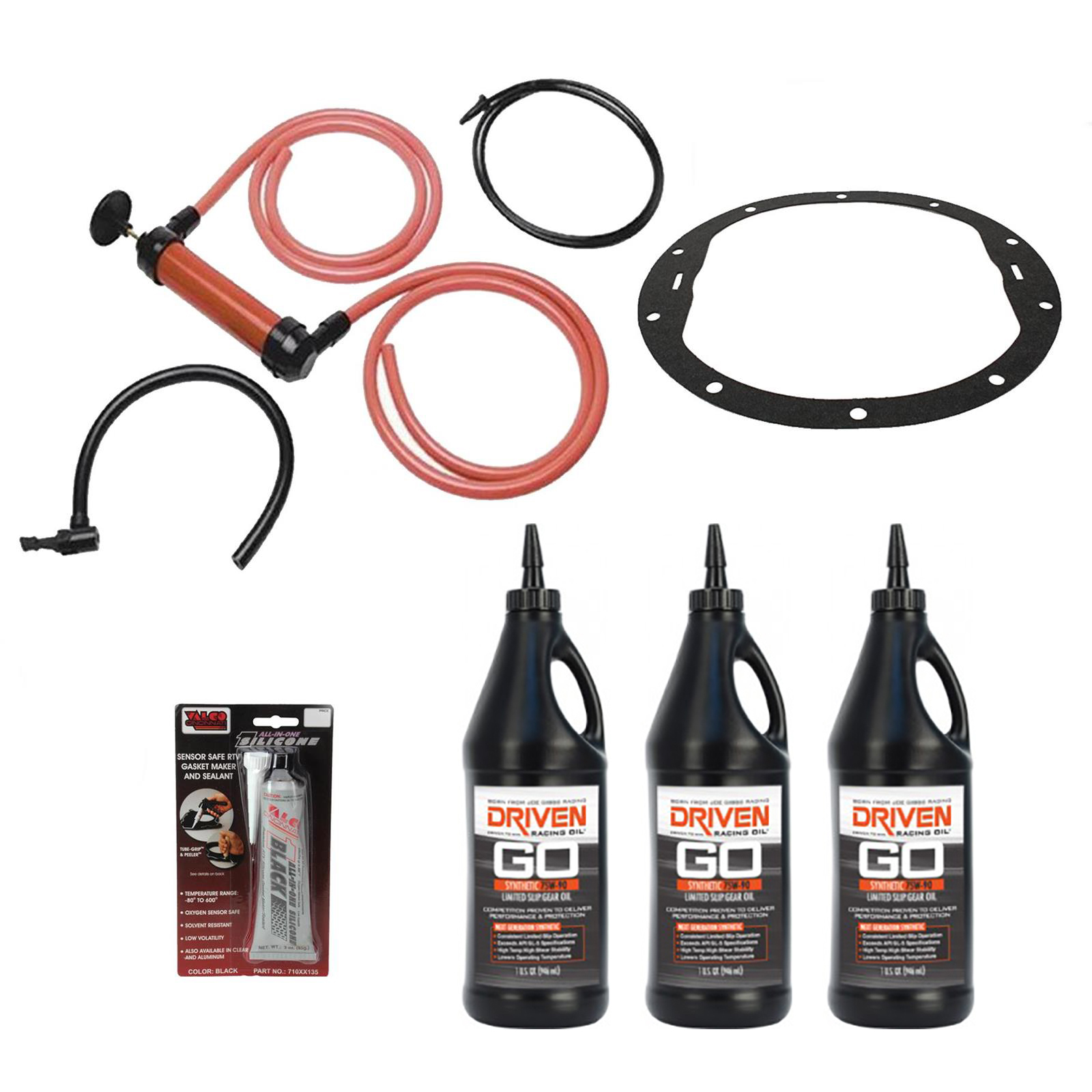 Driven 04230 75W90 Limited Slip Gear Oil Change Kit, 8.5 Inch GM