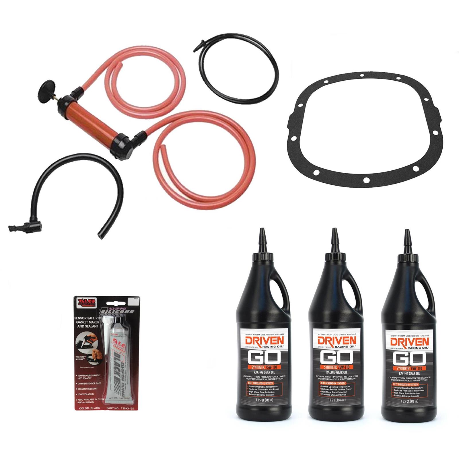 Driven 04230 75W90 Limited Slip Gear Oil Change Kit, 7.5 Inch GM