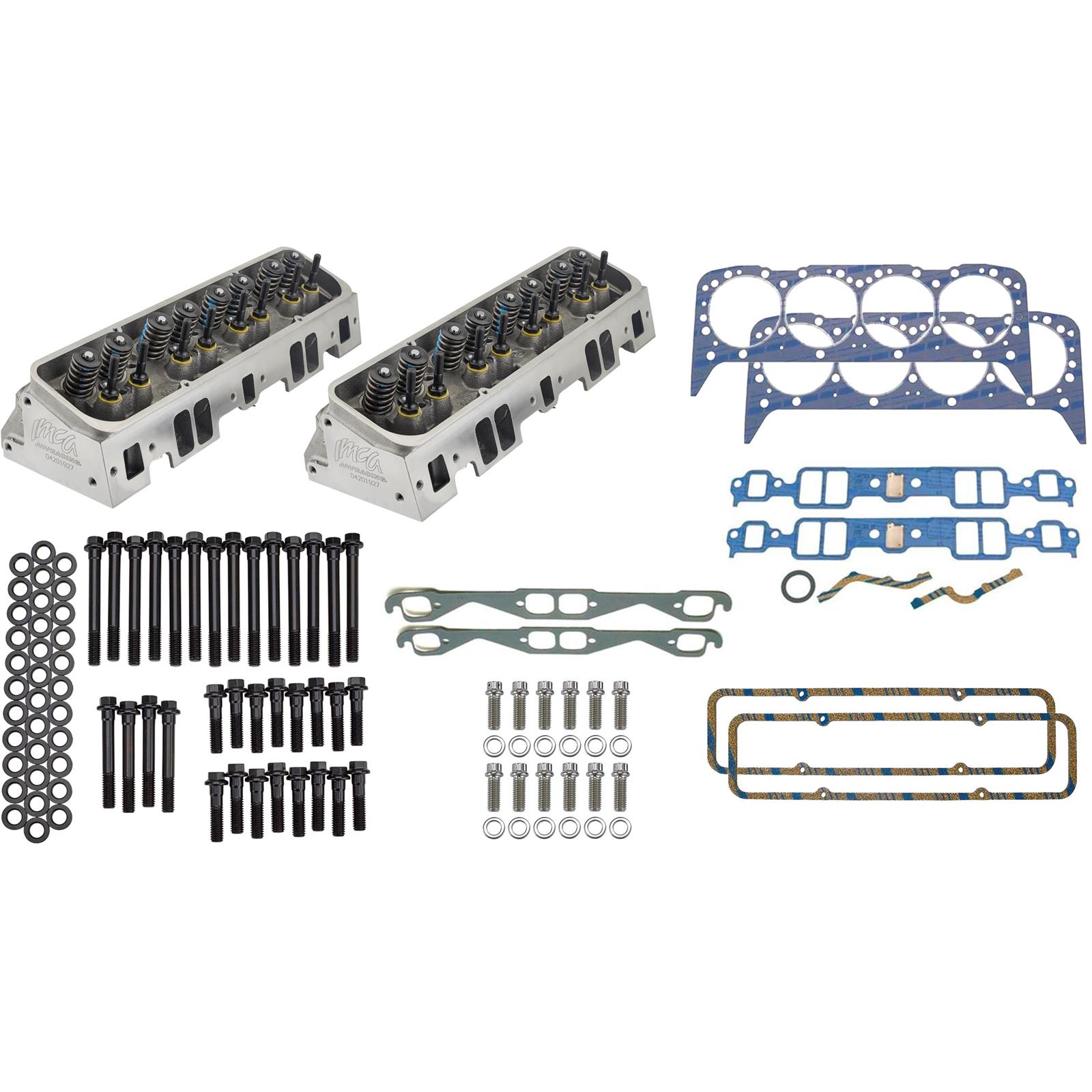 Dart IMCA Stock Car Premium SBC Cylinder Heads/Gaskets/Bolts Kit