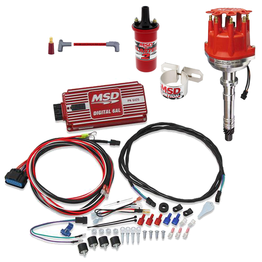 MSD 8570 ProBillet Chevy Distrib. Ignition Kit, 6425/8202/31229