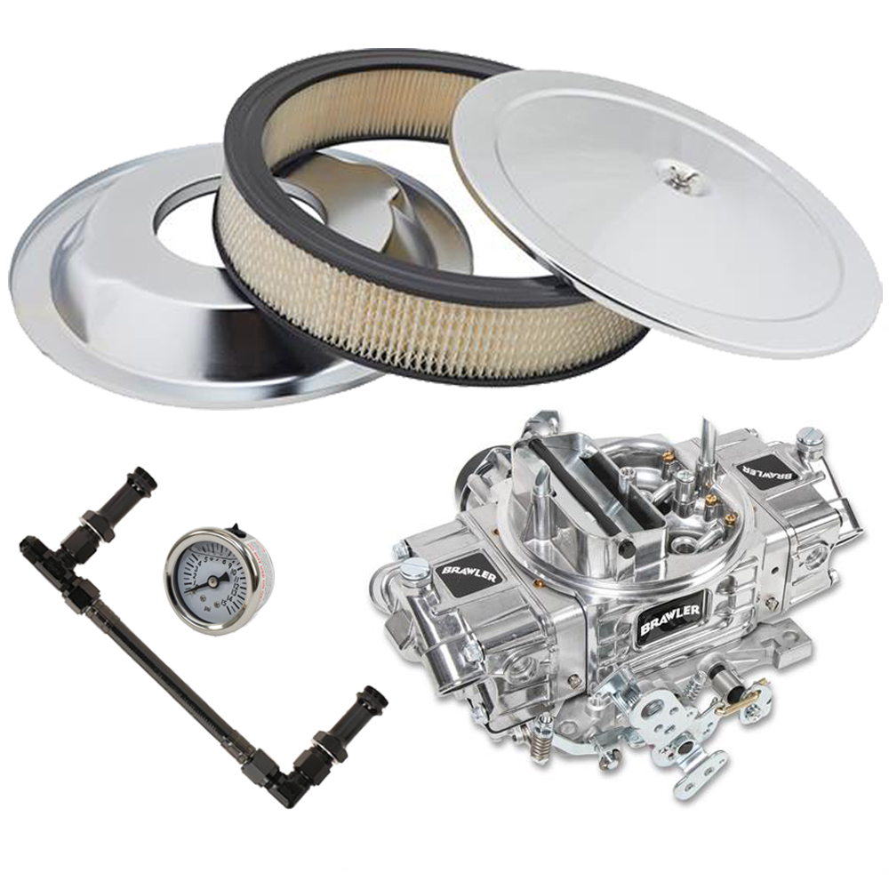 Brawler BR-67255 650 CFM Carburetor Fuel Delivery Kit/Air Cleaner