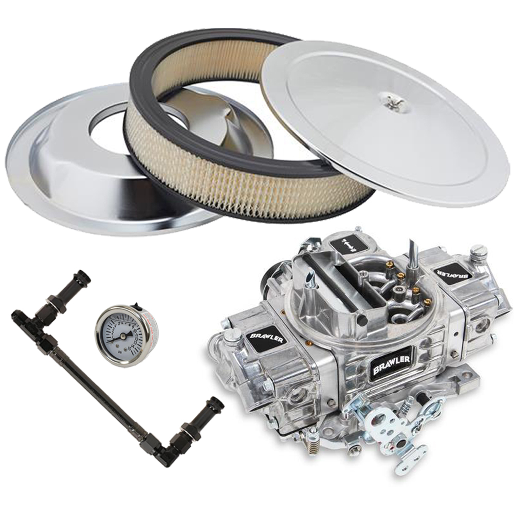 Brawler BR67256 670 CFM Carburetor Fuel Delivery Kit/Air Cleaner