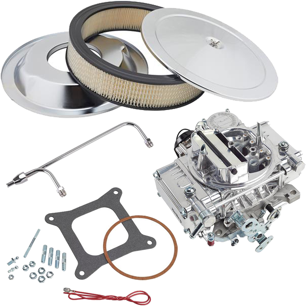 Holley 0-80457S 4160 600 CFM 4BBL Carburetor w/Install Kit