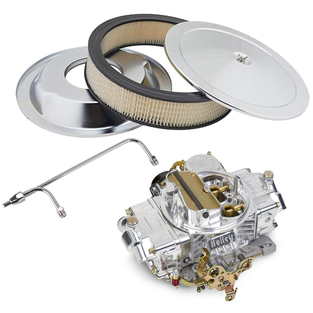 Holley 0-80458SA 4160 600 CFM Classic Polished Carb w/Install Kit