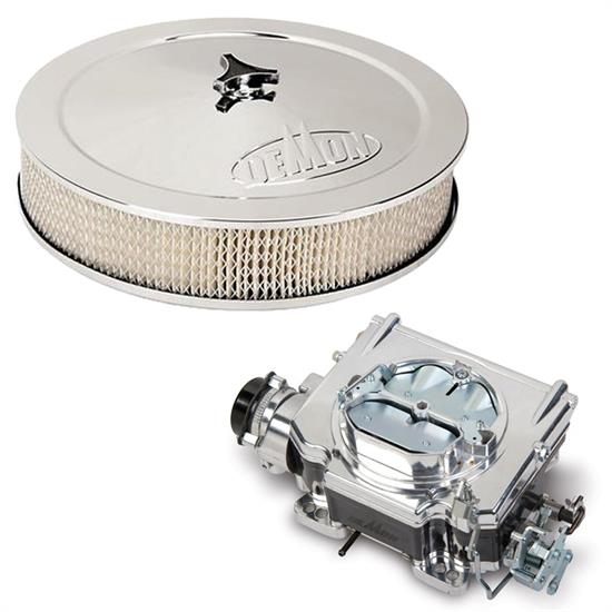 Street Demon 1901 625 CFM 4BBL Polymer Carburetor w/Air Cleaner