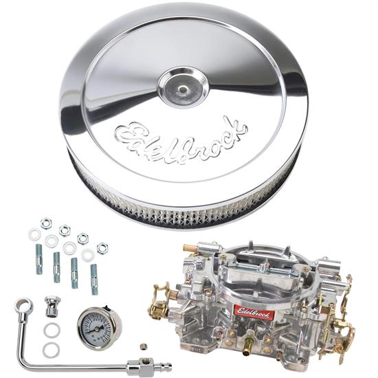Edelbrock 1407 Performer 750 CFM Manual Carb/Air/Fuel Kit,ProFlo