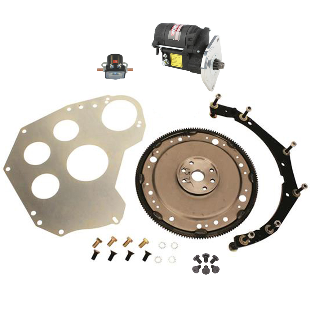 Flathead V8 to Ford C4 Transmission Adapter Kit w/Starter