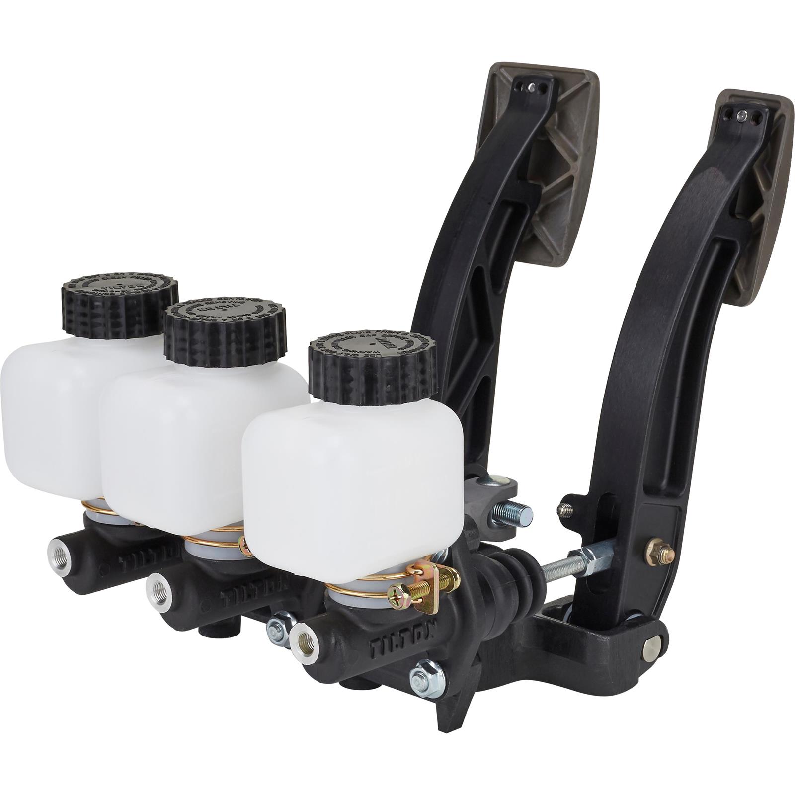 Tilton 72604 2Pedal Floor Mount w/75 Series Master Cylinders