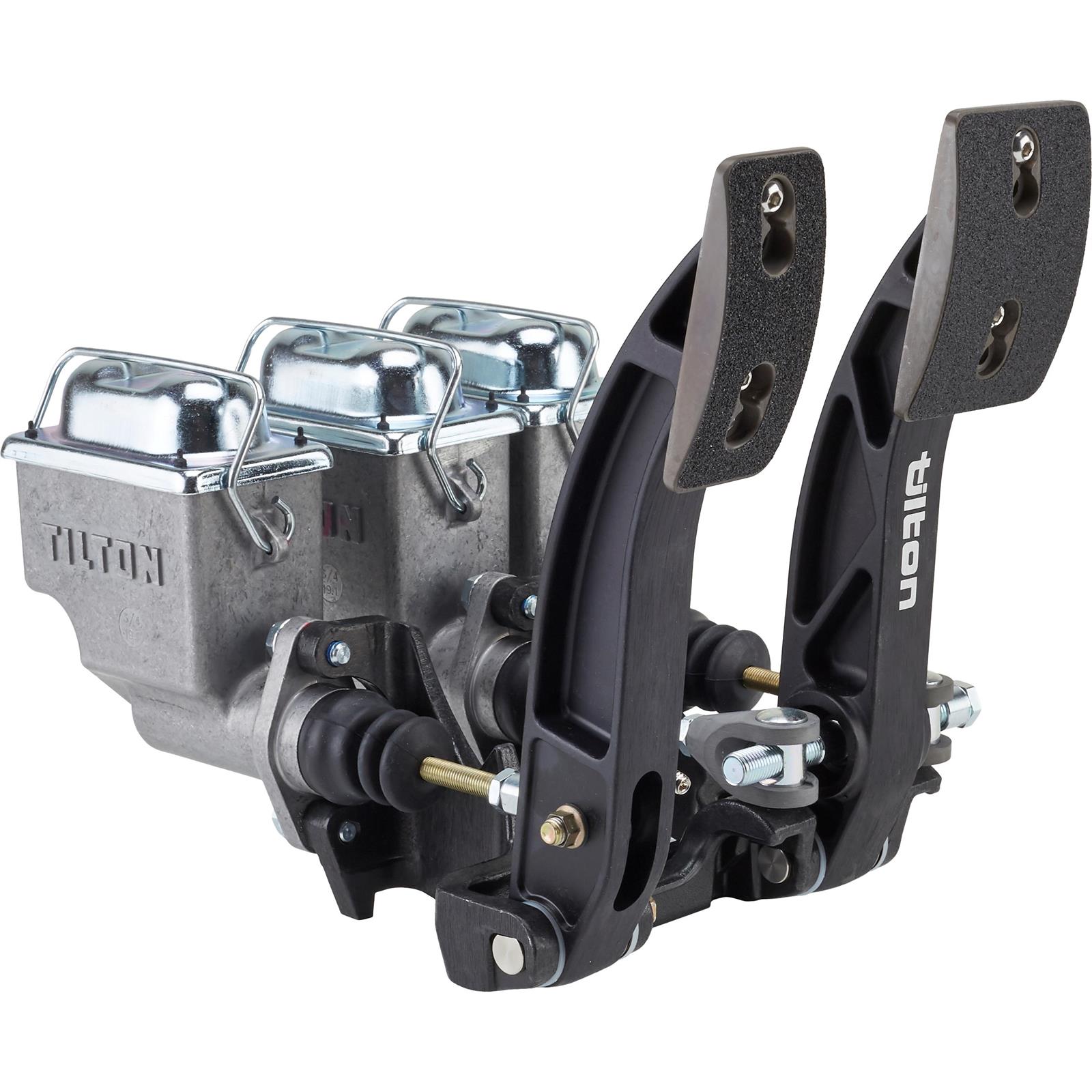 Tilton 72604 2Pedal Floor Mount w/73 Series Master Cylinders