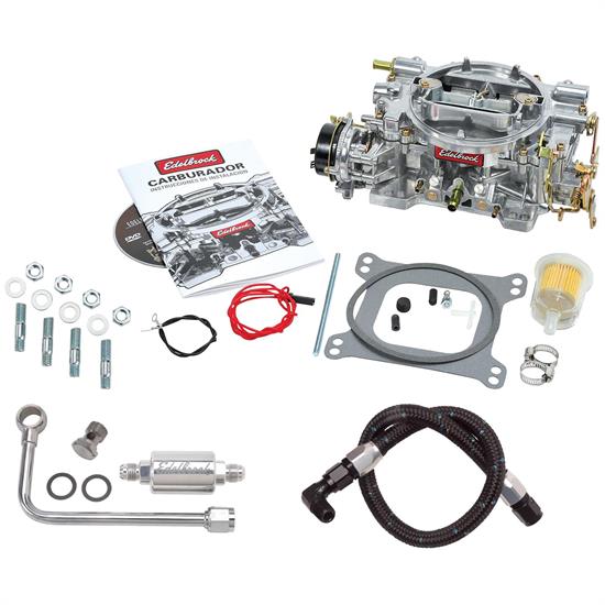 Edelbrock 1406 Performer 600CFM Carb w/8131 and 81233 Fuel Line