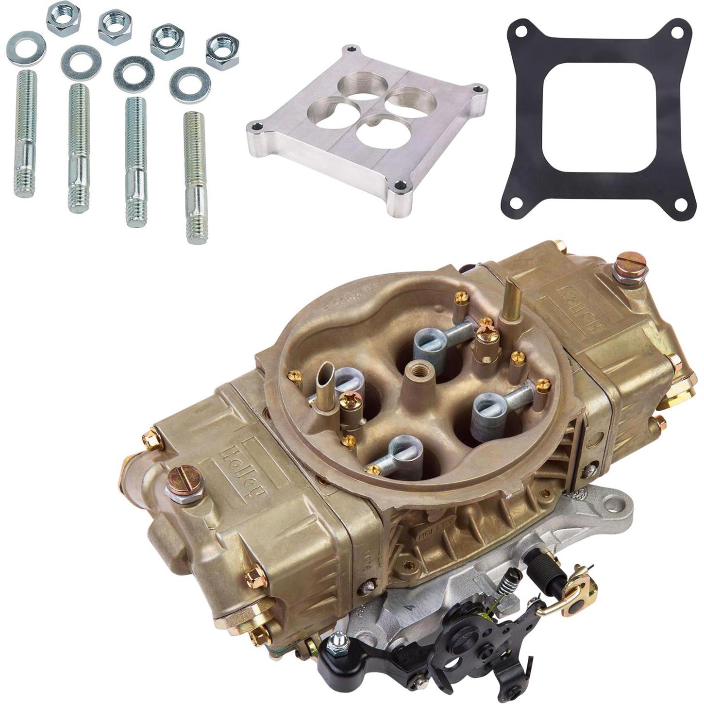 Holley 0805411 HP Crate Racing 650CFM Carb w/Aluminum Spacer