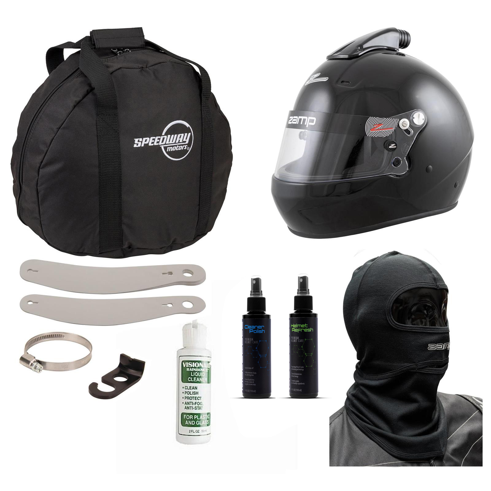 Zamp Rz 56 Zamp RZ-56 Air Helmet, Hook and Tear Off Kit