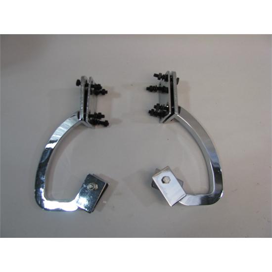 Garage Sale Universal Chrome Trunk Hinge Kit