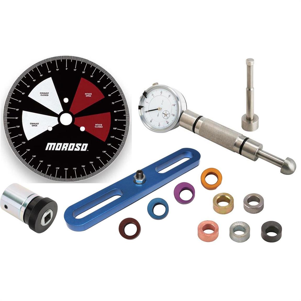 Small Block Fits Chevy Camshaft Degree Tool Kit, 11 Inch Degree Wheel