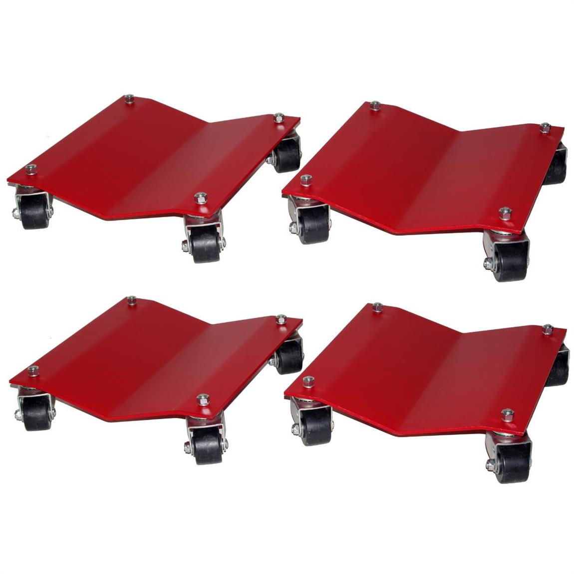 Auto Dolly M998036 Heavy Duty Car Dolly Set/4, 16 x 16 Inch