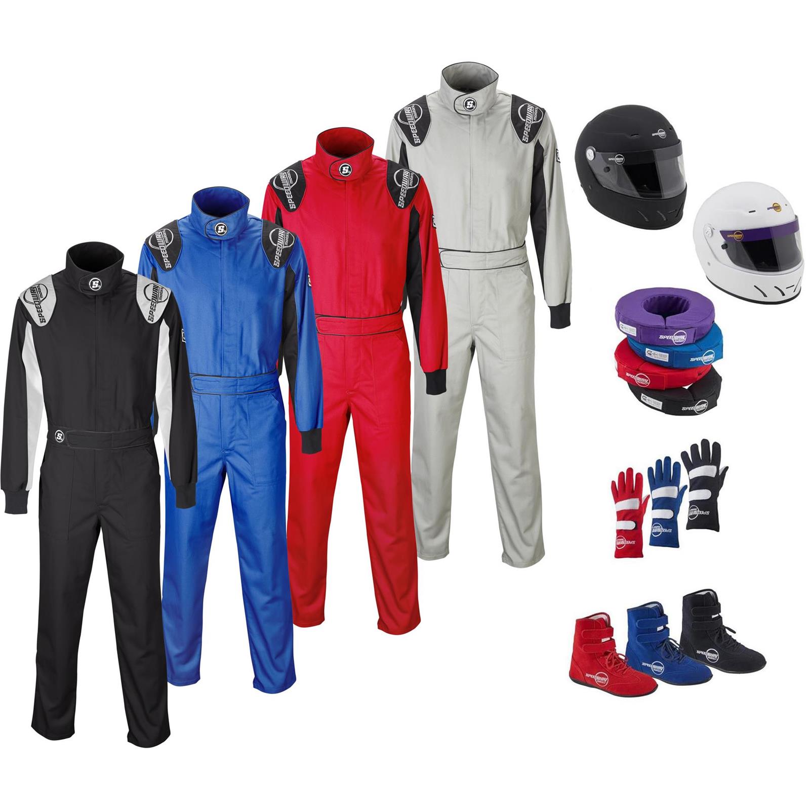Speedway Motors Single Layer One Piece Racing Suit Combo w