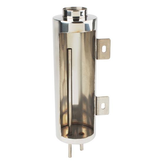 Speedway Polished Radiator Coolant Overflow Expansion Tank, 2 x 17 In.