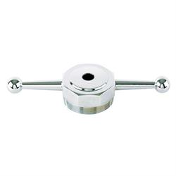 Model T Dog Bone Radiator Cap, Chrome, Drilled